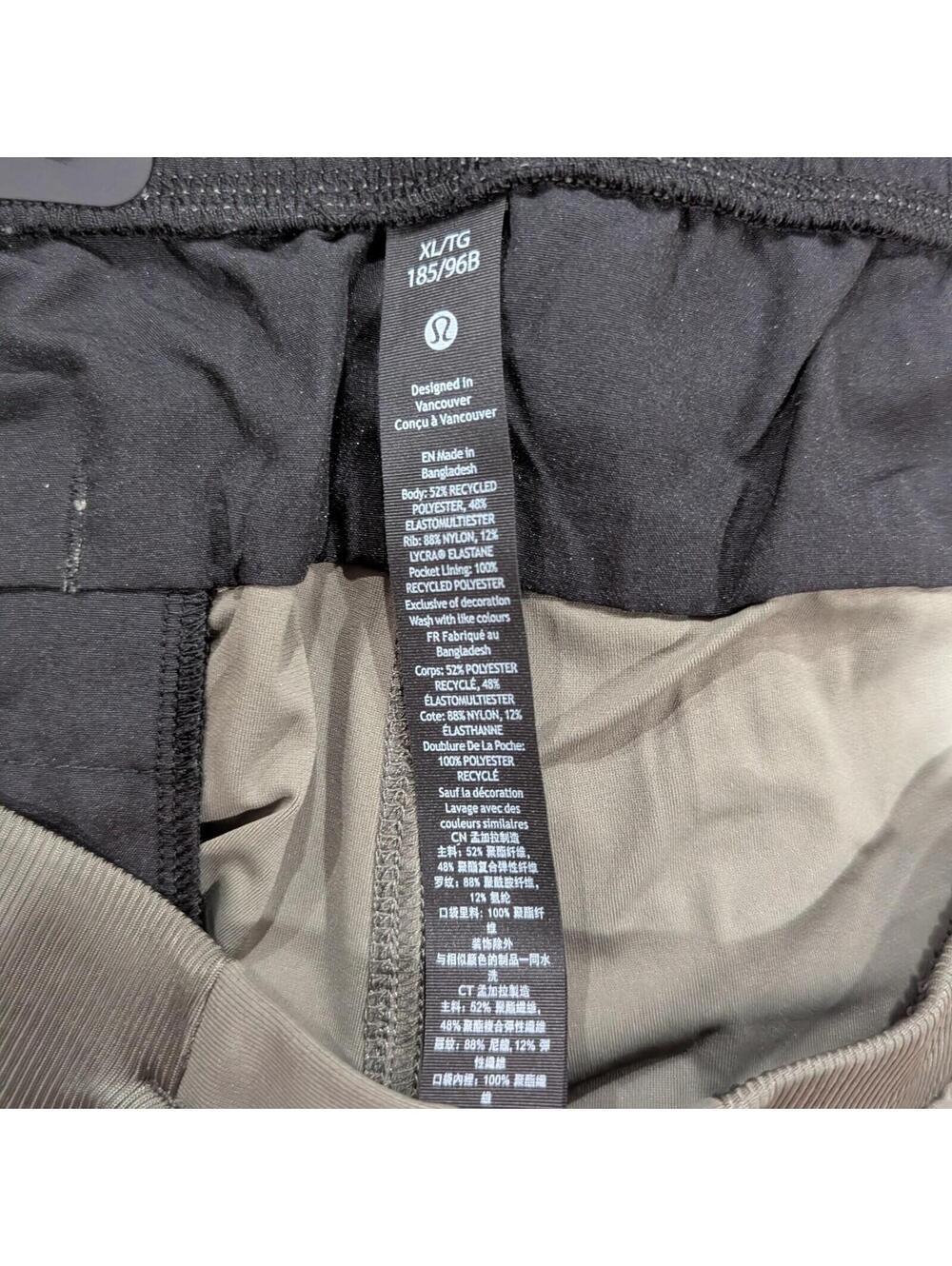Lululemon ABC Jogger Shorter Pants Mens XL Green Warpstreme NWT - Picture 9 of 9